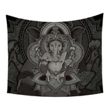 tenture ganesh sur un fond blanc