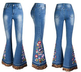 caractéristiques du jean patte d'eph tendance