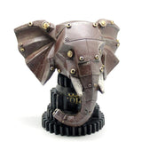 Statue éléphant métal