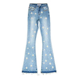 jean patte d'eph femme grande taille sur un cintre