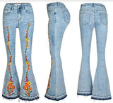 caractéristiques du jean patte d'éléphant grande taille