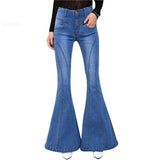 zoom sur le jean patte d'éléphant année 70