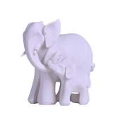 statuette blanche japonaise elephant