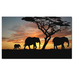 Peinture Éléphant Afrique (Toile)