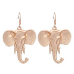 Boucle Oreille Tête d'Éléphant