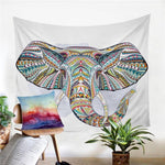 tenture murale elephant