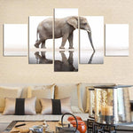 tableau animaux elephant