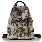 sac a dos motif elephant