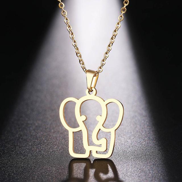 Collier éléphant Argenté Signé Mango - Occasion, Bon état, Bijou De Marque