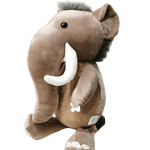 peluche elephant naissance marron