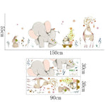 dimensions Stickers Éléphant Dessin