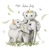Stickers Éléphant Géant sur fond blanc