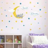 Stickers Étoile Éléphant dans une chambre d'enfant