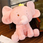 Peluche Éléphant de Grande Taille rose