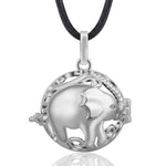 collier en cuire avec elephant