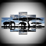 peinture elephant africaine 