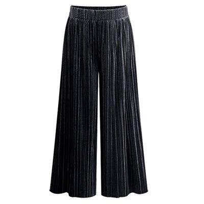 Ensemble Danse Jazz Paillettes Enfant - Haut Manches Courtes + Pantalon Patte D'Éléphant Hip Hop Latino
