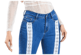 caractéristiques du jean patte d'eph taille haute