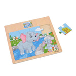 elephant bébé en puzzle 