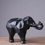 statue origami noir