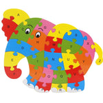 puzzle elephant bois