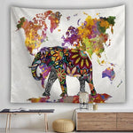Tenture Éléphant <br/> Toile Elephant Mandala