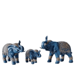 statuette famille éléphant